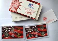 2003 & 2007  US Mint Silver Proof Se