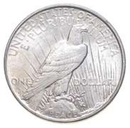 1927-D Peace Silver Dollar