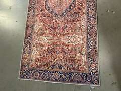 STUNNING ENGINEERED VINTAGE PERSIAN 10' RUNNER