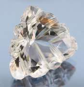 All natural! Gem grade! 54.13ct fancy trillion cut Quartz