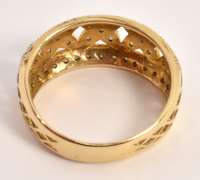 Ornate Diamond Dome Ring