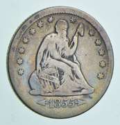 1855-O Seated Liberty Quarter