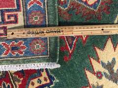 FINE HAND KNOTTED WOOL SUPER KAZAK RUG 6.3x8.7