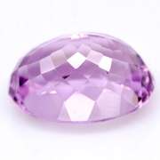 Glittering oval cut 14.70ct pink Amethyst