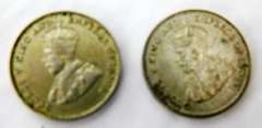 2 - 10 Cent Straits Settlements Coins