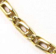 Unique 20-Inch Fancy-Link Chain in 14KT Yellow Gold