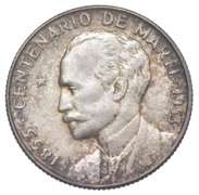 1953 Cuba 25 Centavos