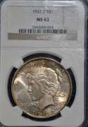 1922 D NGC MS 63 Peace Dollar