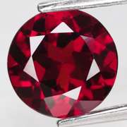 Top cherry red 1.53ct Spessartite Garnet solitaire