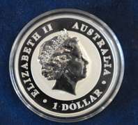 2012 Colorized Koala 1 OZ Silver Dollar