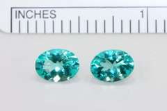 Shimmering Natural Apatite Pair - 2.40 cts.