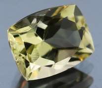 Bright 5.77ct cushion cut Lemon yellow Citrine