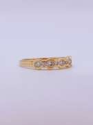 14kt Gold Diamond Band Ring