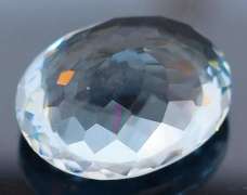 Designer 24.85ct aqua blue Hydrothermal Quartz