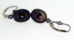 14KT Yellow Gold And Sterling Silver Vintage Drop Earrings