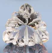 All natural! Gem grade! 54.13ct fancy trillion cut Quartz