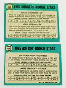 2 Topps 1965 Rookie Stars Baseball Cards