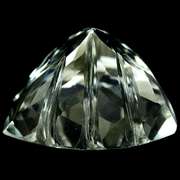 All natural! Gem grade! 54.13ct fancy trillion cut Quartz
