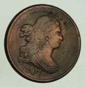 1807 Draped Bust Half Cent