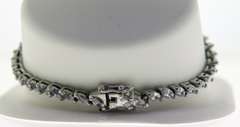 Sterling Silver Crystal Tennist Bracelet
