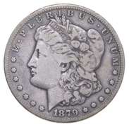 1879-CC Morgan Silver Dollar