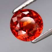 Fabulous! 1.53ct UNTREATED top Mandarin Garnet solitaire