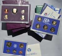 13 US Proof Sets 1985- 2005.