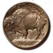 Great BU Toned 1913 D Raised Mound Buffalo Nickel