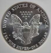 1990 NGC MS 69 Silver Eagle