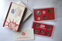 2002 & 2007 US Mint Silver Proof Sets