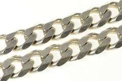 Sterling Silver 16.8mm Curb Chain Thick Heavy Cuban Link Necklace
