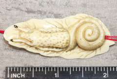 Hand Carved Natural Ivory Ojimi