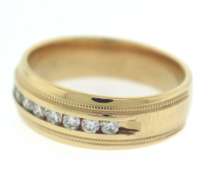 Gents .50ctw Channel Set Diamond Band Ring