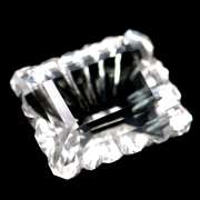 All natural! Gem grade! 31.76ct fancy emerald cut Quartz