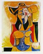 Pablo Picasso, Seated Woman With Yellow