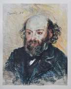 Pierre Auguste Renoir, Portrait Of Paul Cezanne