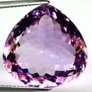 Glistening 22.09ct violet pink Brazilian Amethyst