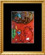 Marc Chagall, Listening To The Cock