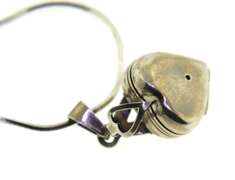 Vintage Italian Silver Heart lucket Pendant