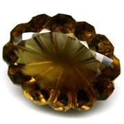 All natural! 35.99ct fancy oval cut Smoky Quartz