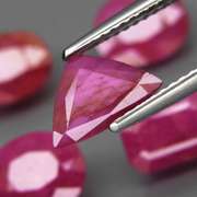 Mixed cut unheated 8.94ct Winza Ruby parcel