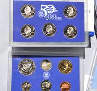 2 Each 2005 & 2012 US Mint Proof Sets.