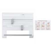 Kitchen Towel Rack Cling Wrap Tin Foil Film Dispenser