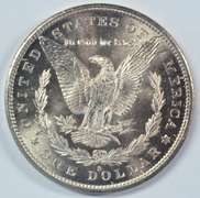 Blazing-white Choice BU 1879-S Morgan Silver Dollar