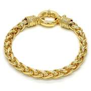 Beautiful 18kt Gold Plated Bracelet- Greek Key Design