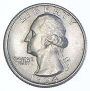 1934 Washington Quarter Double Die Obverse