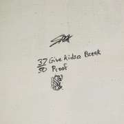 Steve Kaufman (1960-2010) by Dollar Sign (Purple)