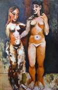 Pablo Picasso, Two Standing Nudes