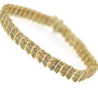 Favorite Yellow Gold Diamond S Link Bracelet