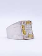 Men's 14kt Gold Yellow Diamond Ring